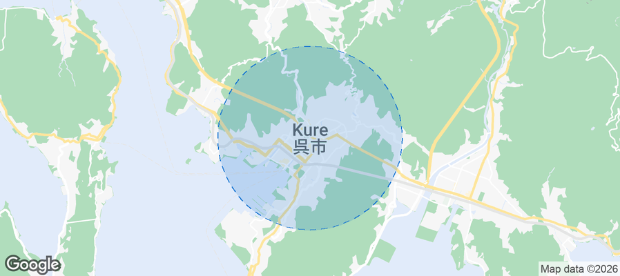 Kure Airbnb map